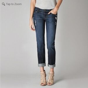 NWOT Fidelity Denim Axl Relaxed Skinny Jeans size 25